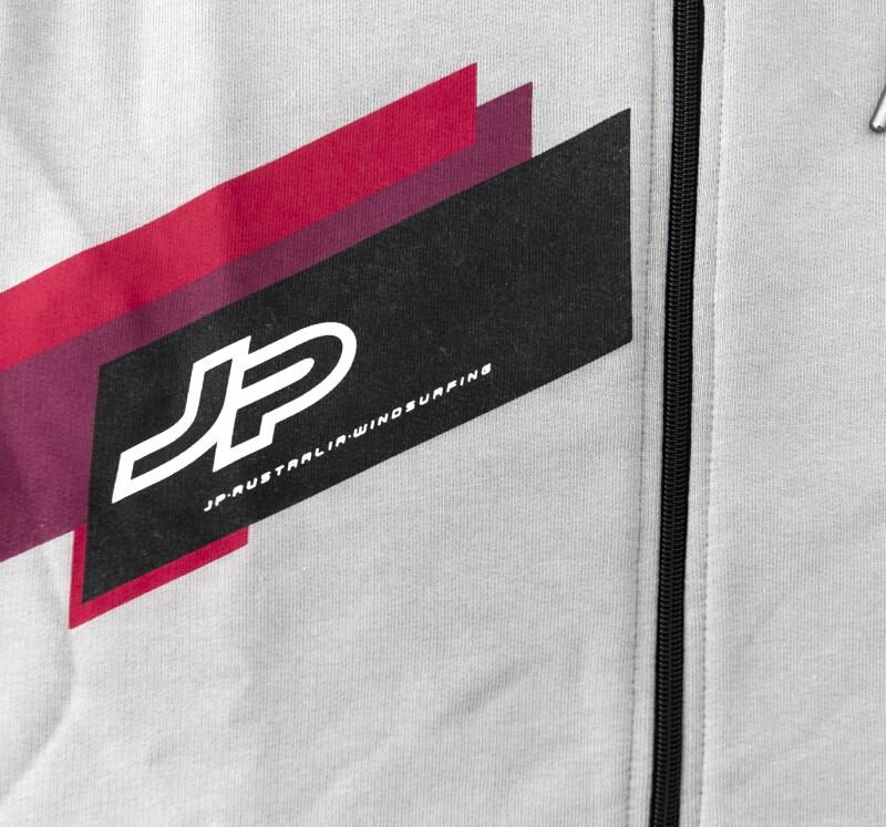 Alternative view of JP Zip Hood Unisex charcoal/ berry 2021