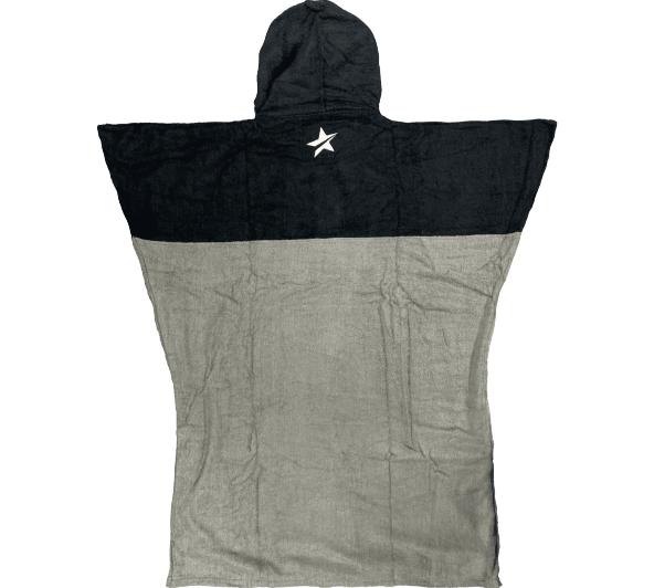 PAT LOVE PONCHO GREY BLACK