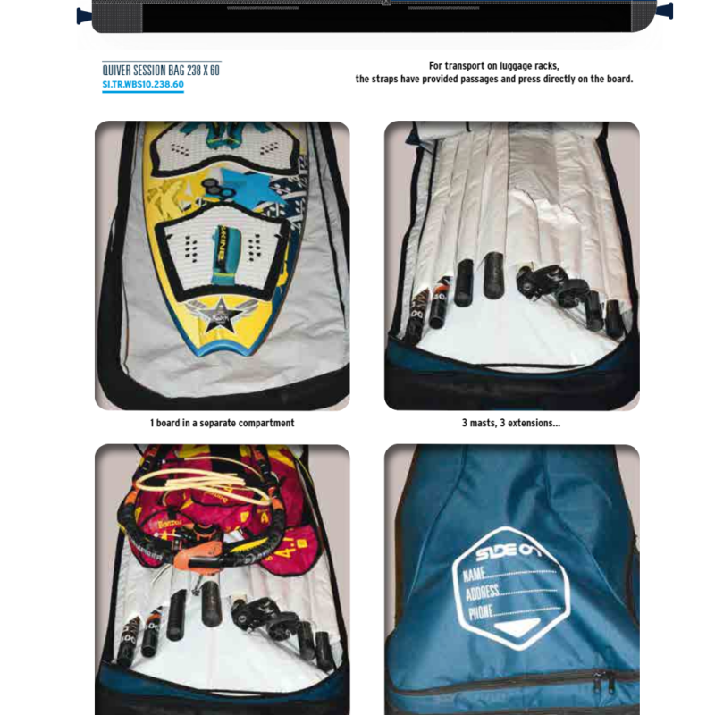 Alternative view of SIDEON WINDSURF BOARD SESSION BAG 10MM 238x60