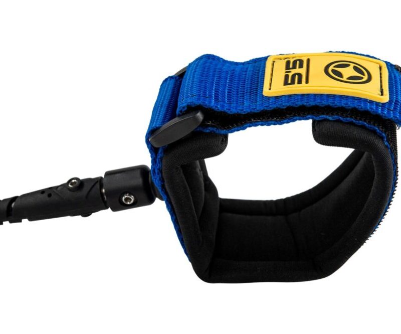 Alternative view of UNIFIBER Wing Wrist Leash Coiled 5.5 ft