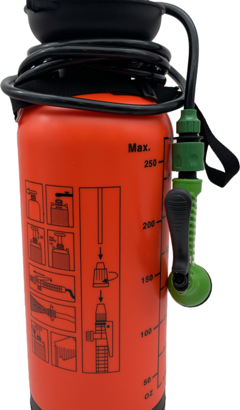 SIDEON HAND SHOWER 8L ORANGE