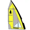 Windsurfer Sail 5,7 Yellow/Grey
