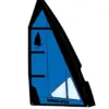 Windsurfer Sail 5,7 Blue/Black