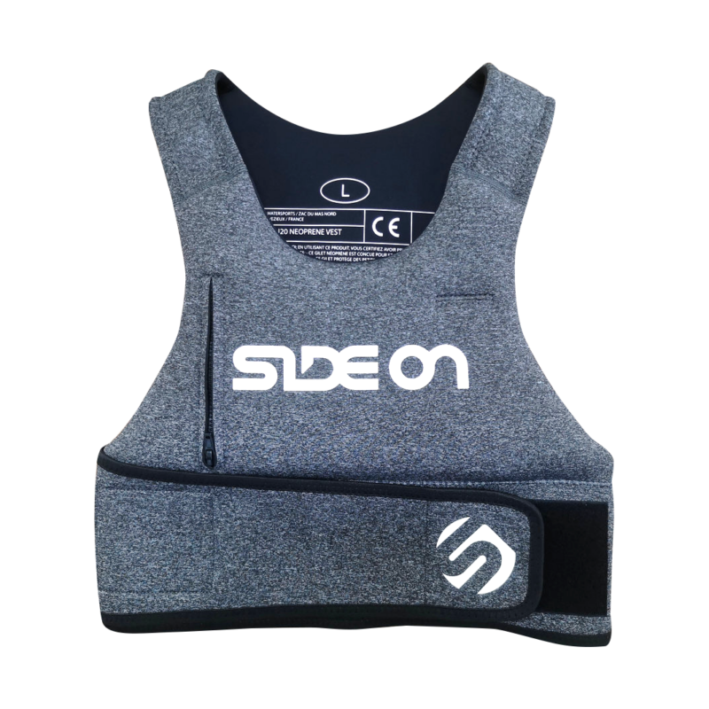 SIDEON KITE NEOPRENE VEST  GREY MOTTLED