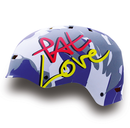Pat love Casco camuflage blue