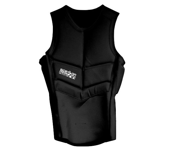 SIDEON IMPACT VEST HALF PROTECTION BLACK 2024