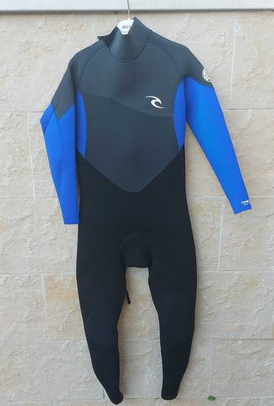 RIP CURL Omega 5/3 Back Zip blue S  NUOVA