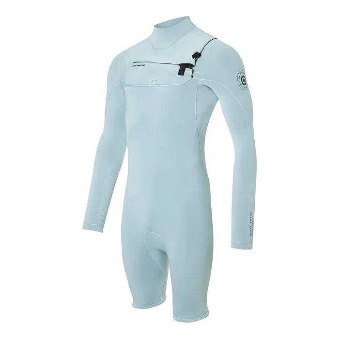 NEIL PRYDE  Wizard 3/2 Shorty L/S GBS FZ Light grey-blue